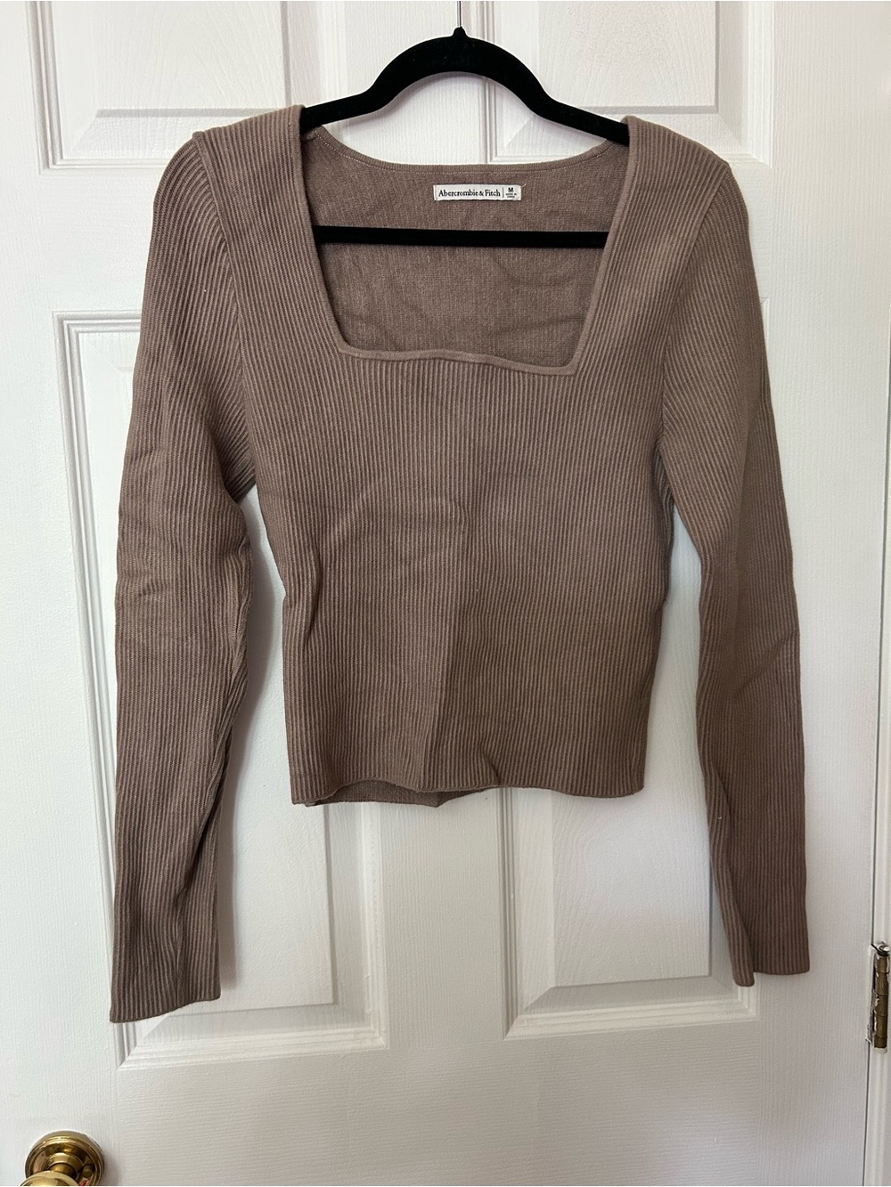Abercrombie Ottoman Long Sleeve Top - Taupe - Picture 3 of 5